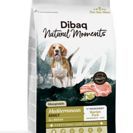 Dibaq Natural Moments maistas šunims su Iberijos kiauliena