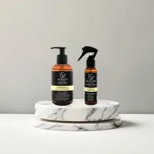 CITRONELLA rinkinys (šampūnas ir losjonas su natūraliu repelentu)